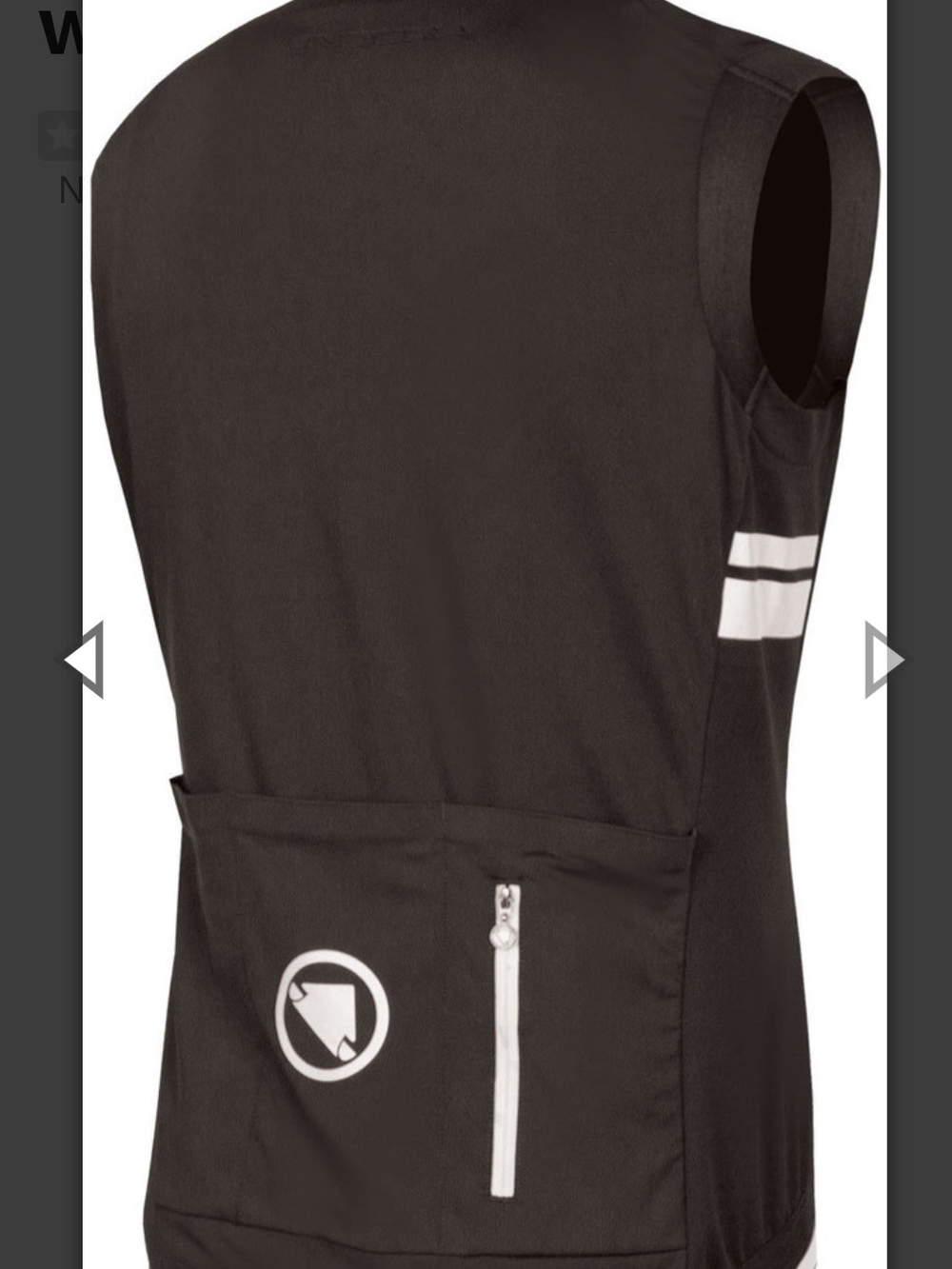 Endura Windchill Gilet Men’s Black Performance Cycling Vest